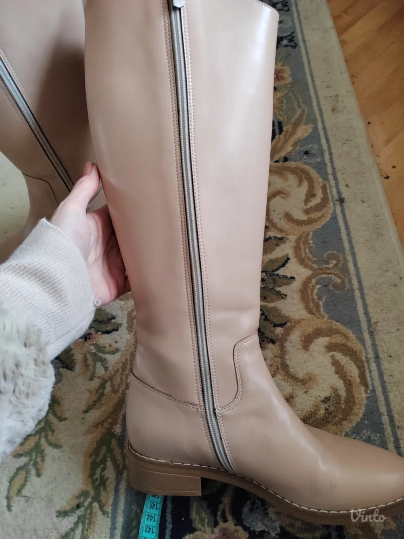 Bež čizme HopHopShop 37