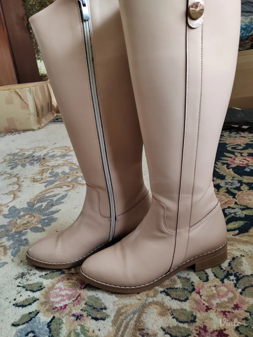 Bež čizme HopHopShop 37