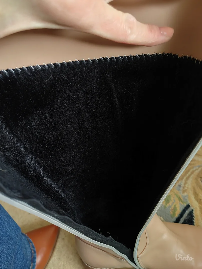 Bež čizme HopHopShop 37