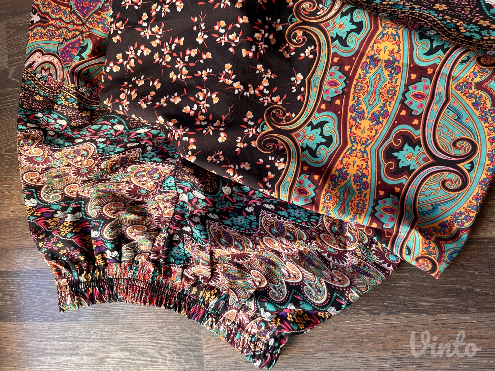Boho komplet – top i široke pantalone