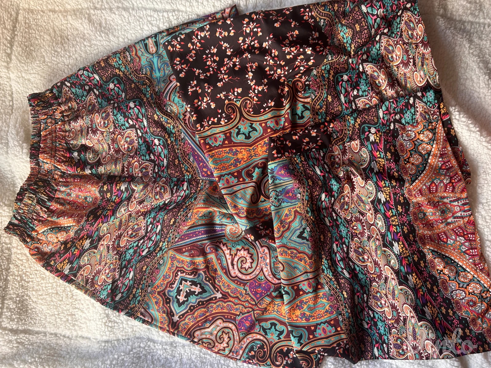 Boho komplet – top i široke pantalone