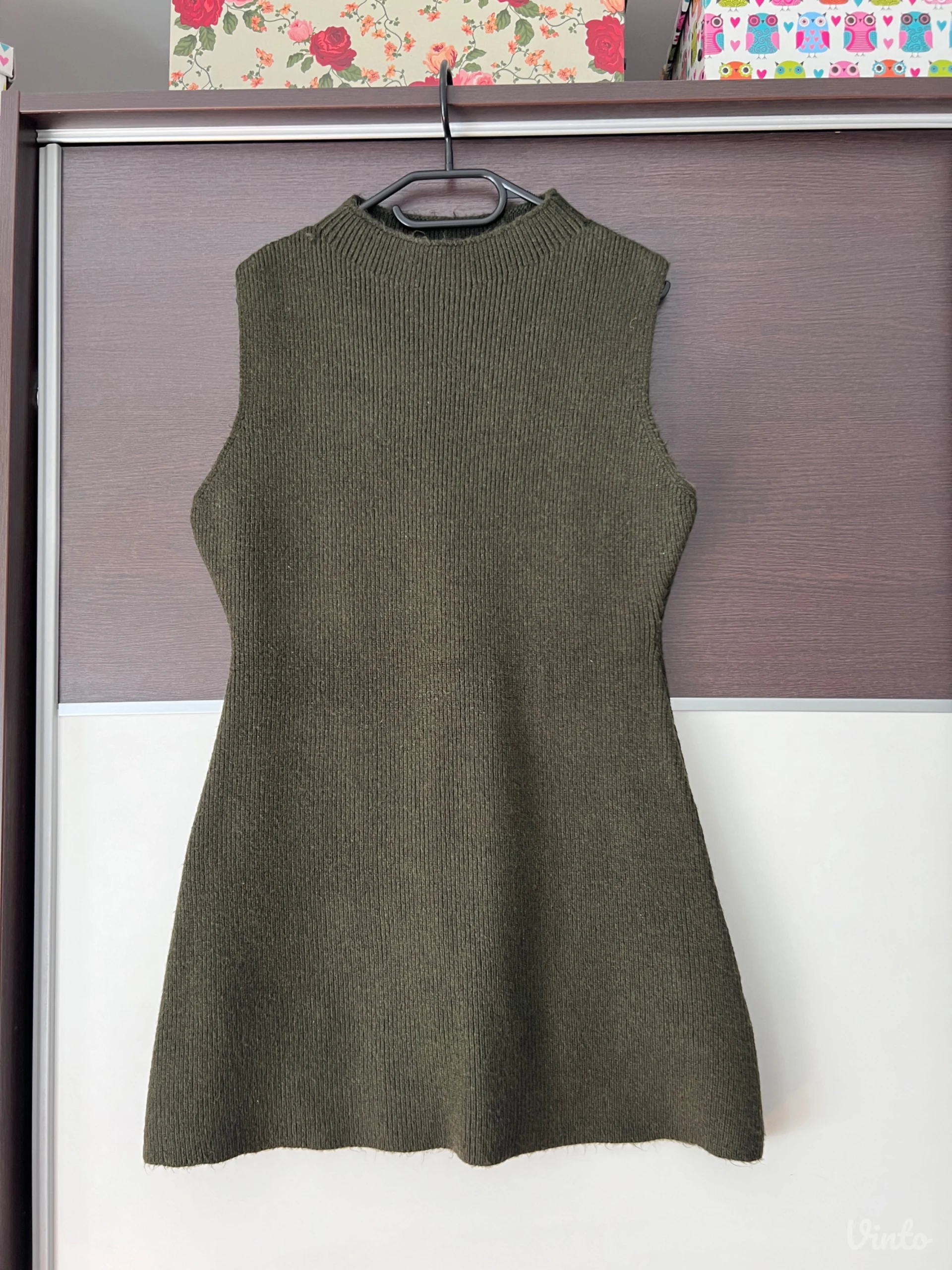 H&M pletena haljina L