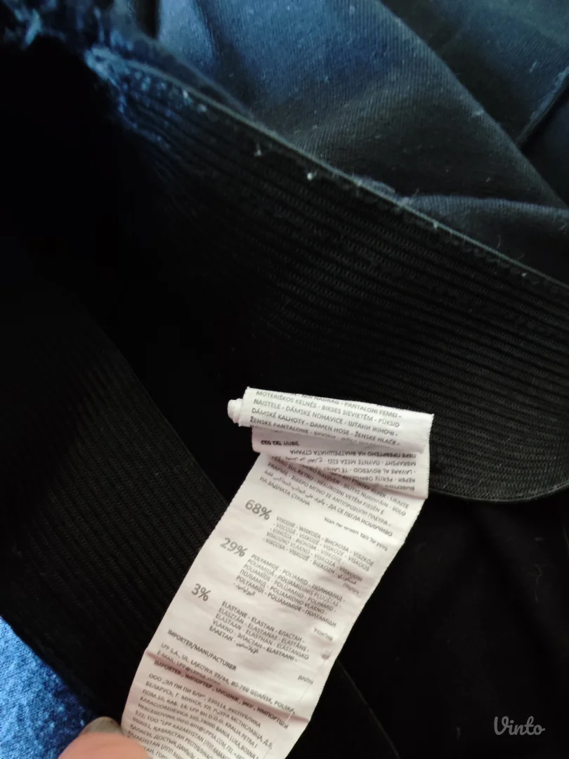 Sinsay crne jeggings pantalone