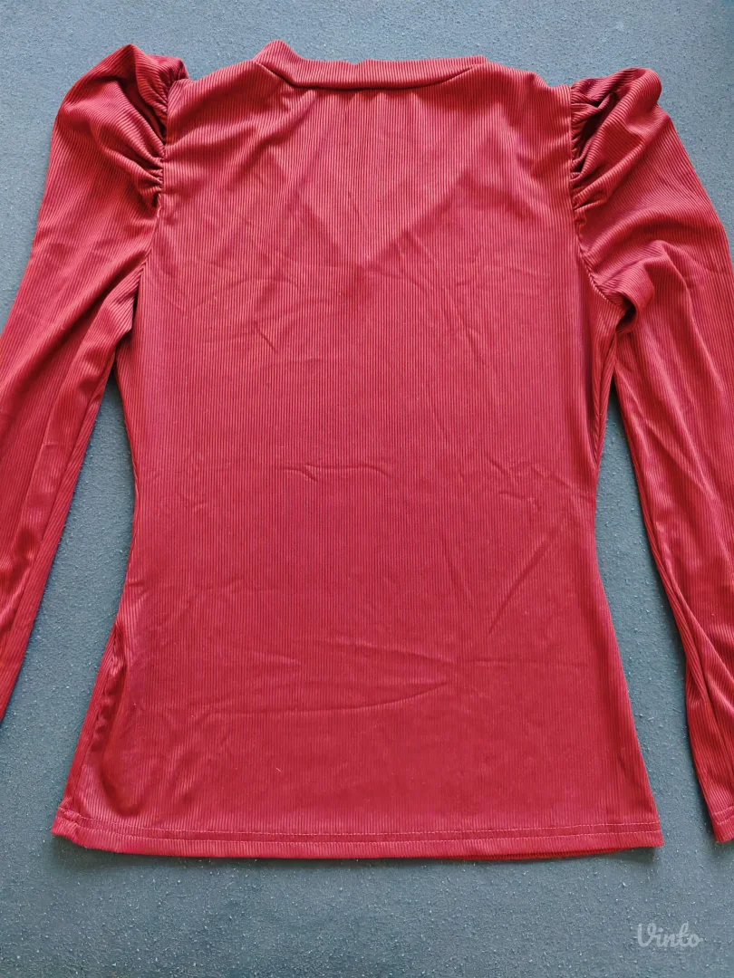 Bordo majica dugih rukava