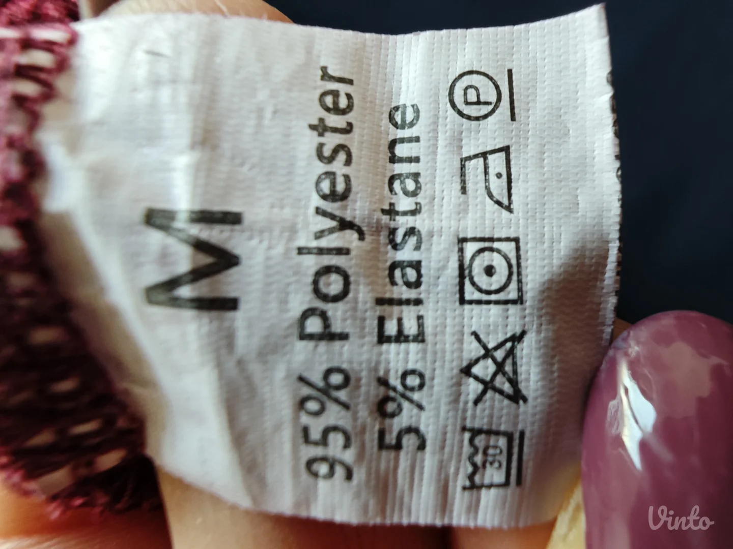 Bordo majica dugih rukava