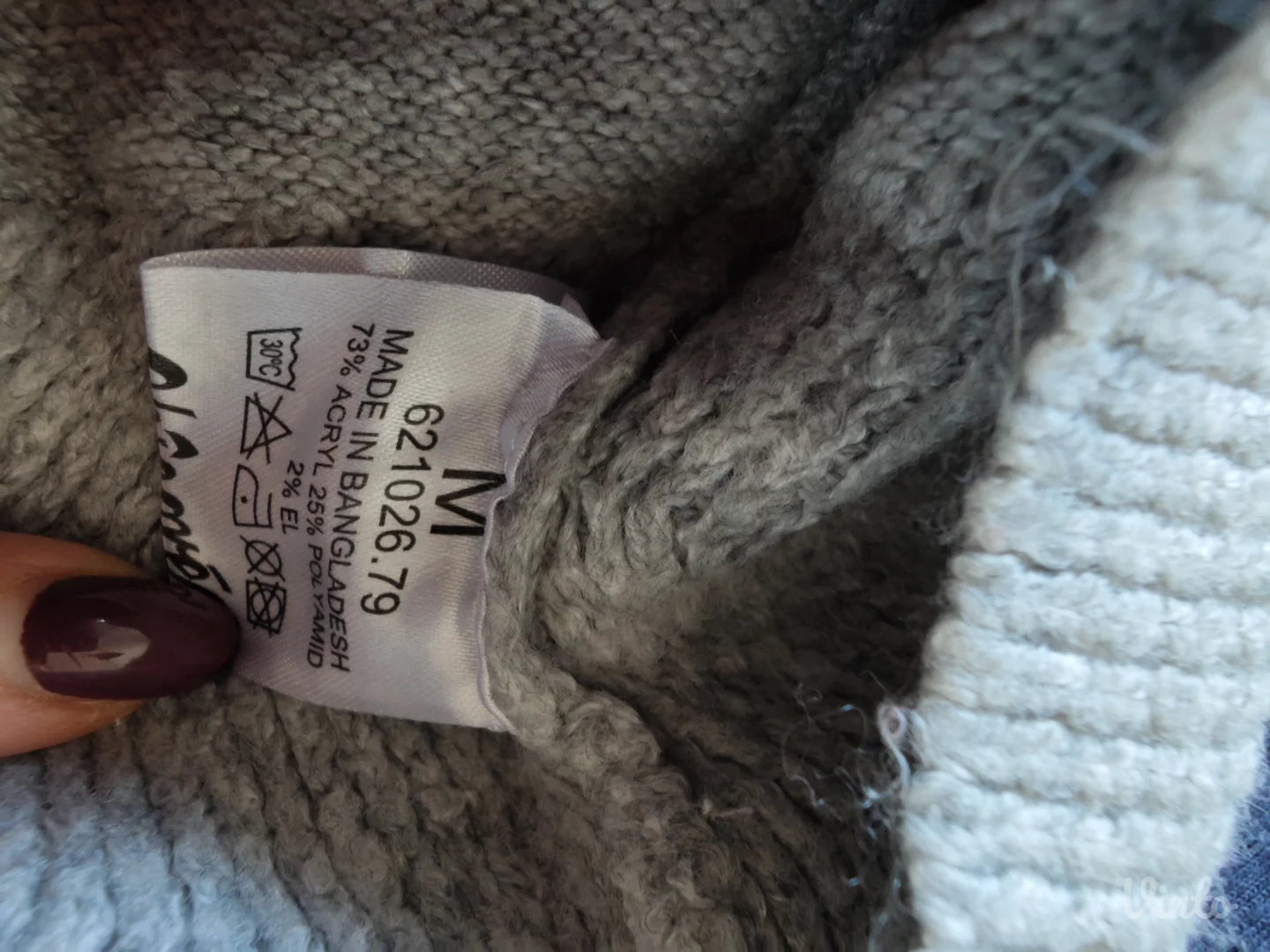 Sivi džemper Chicorée M veličina