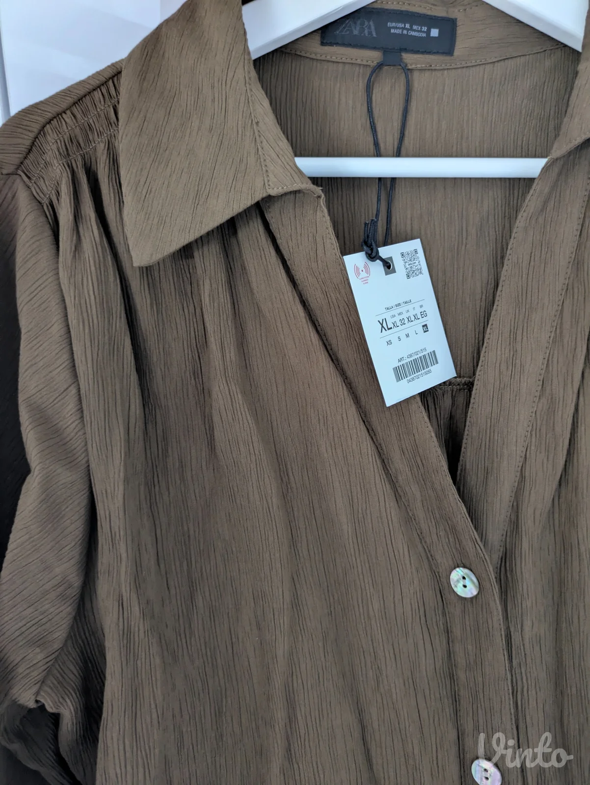 Zara crop košulja