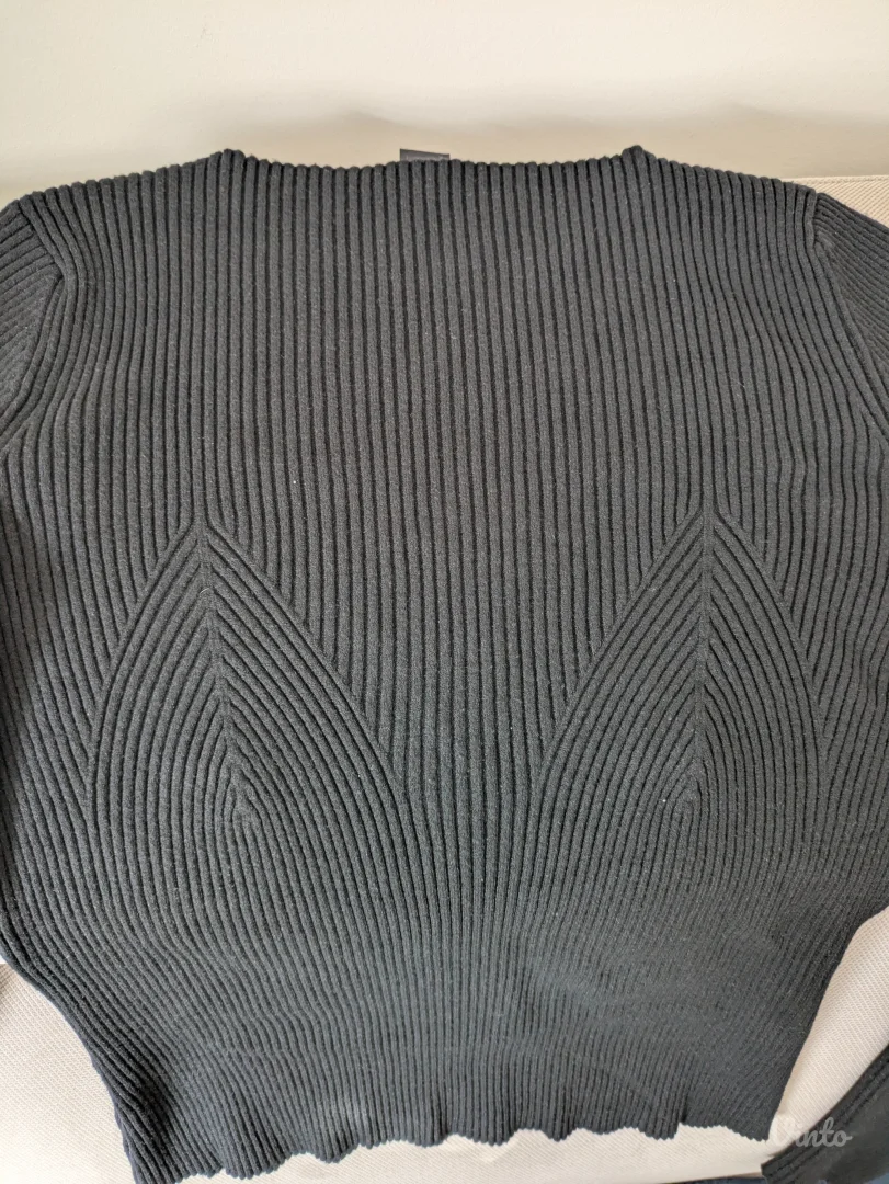 Lindex crni ženski džemper