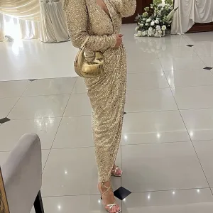 Haljina zlatna