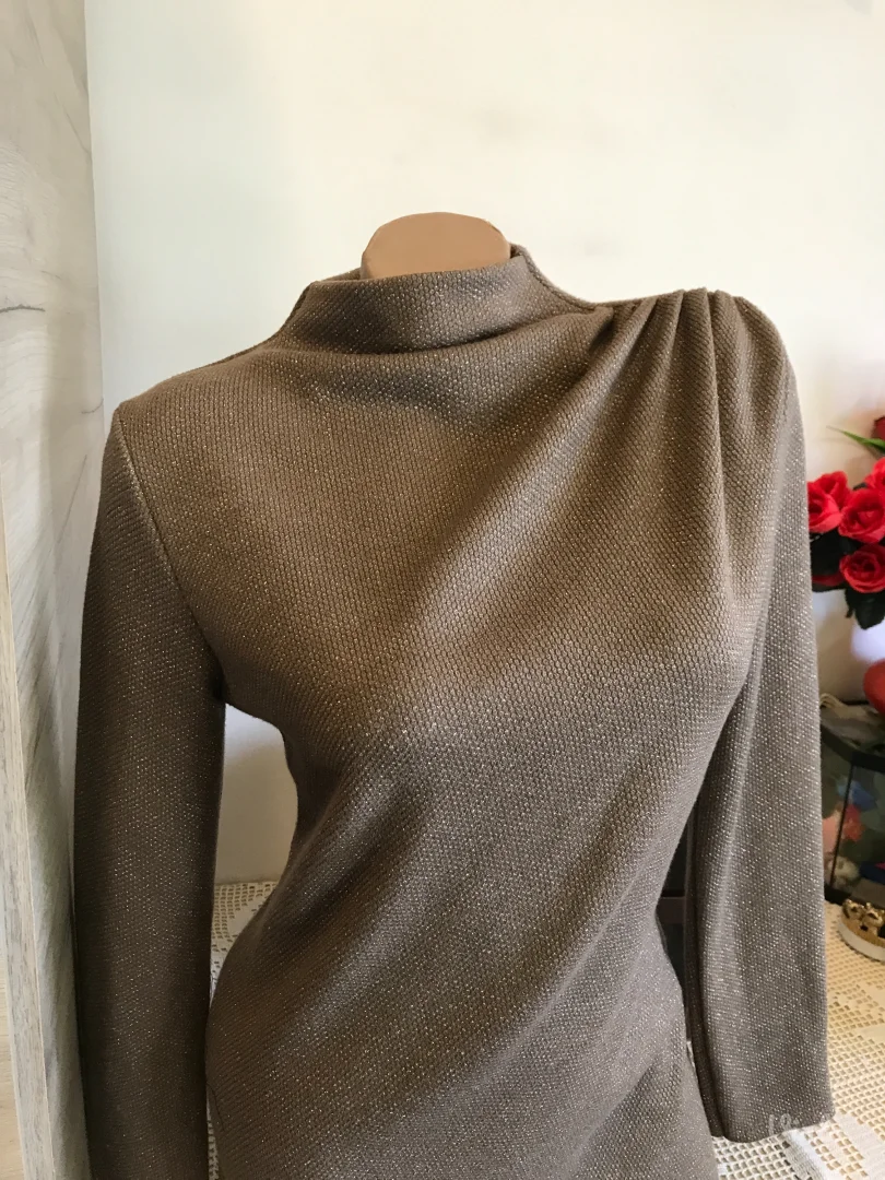 Nova Fashion braon nabori na ramenu S/M