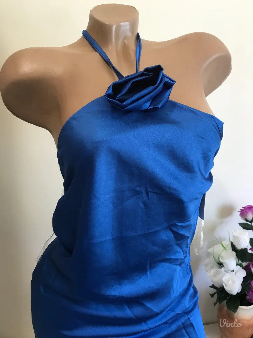 Nova Occult plava duga sa ruzom haljina S/M