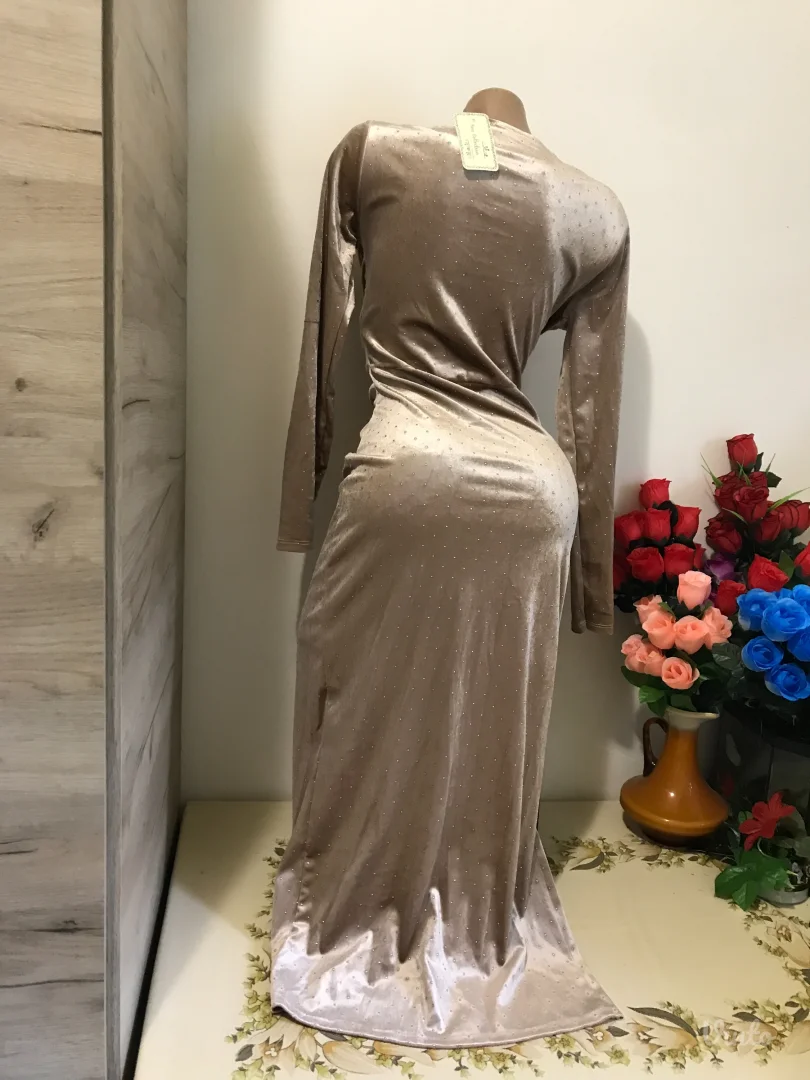 Nova krem plisana sa sitnim nitnama S/M