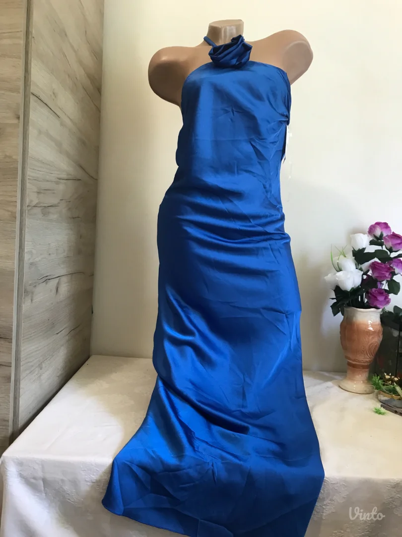 Nova Occult plava duga sa ruzom haljina S/M