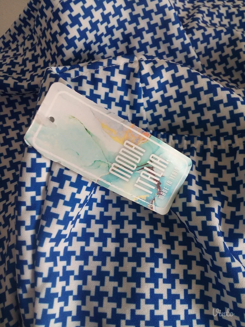 Nov plavo belo pepito kombinezon S/M