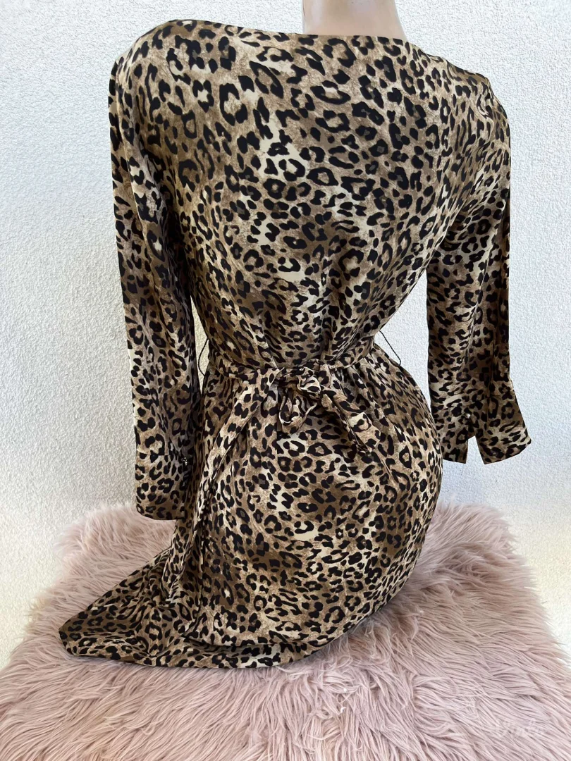 AKCIJA H&M leopard haljina XS