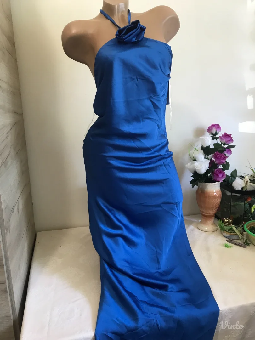 Nova Occult plava duga sa ruzom haljina S/M