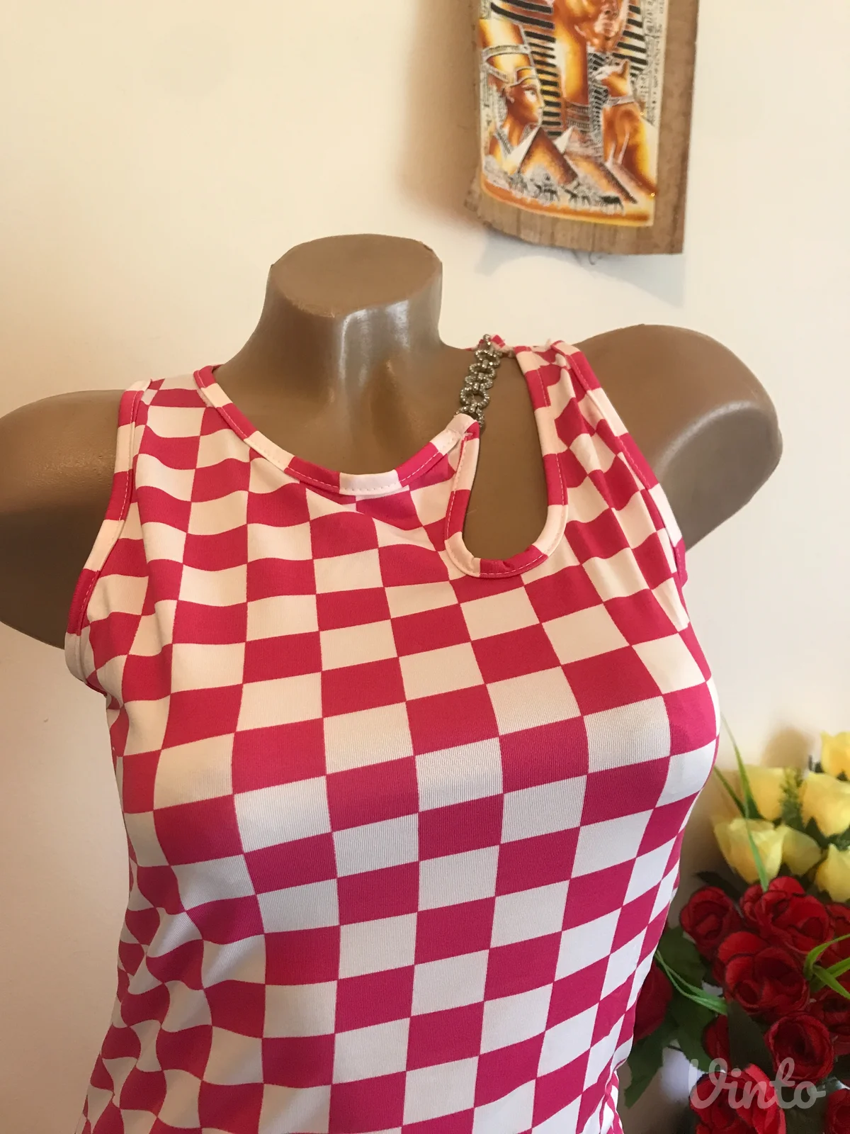 Nova M. B.21 pink bele kocke i lancic S/M