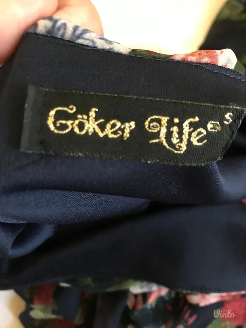 Goker life teget cvetna haljina S