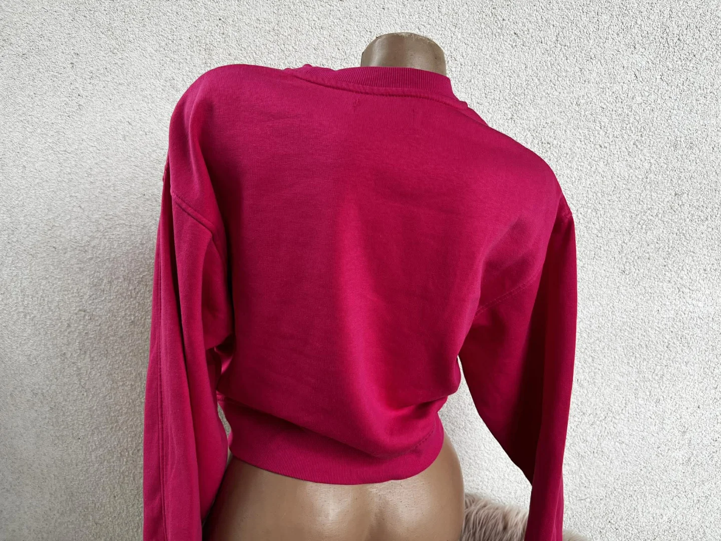 Bershka pink croptop S