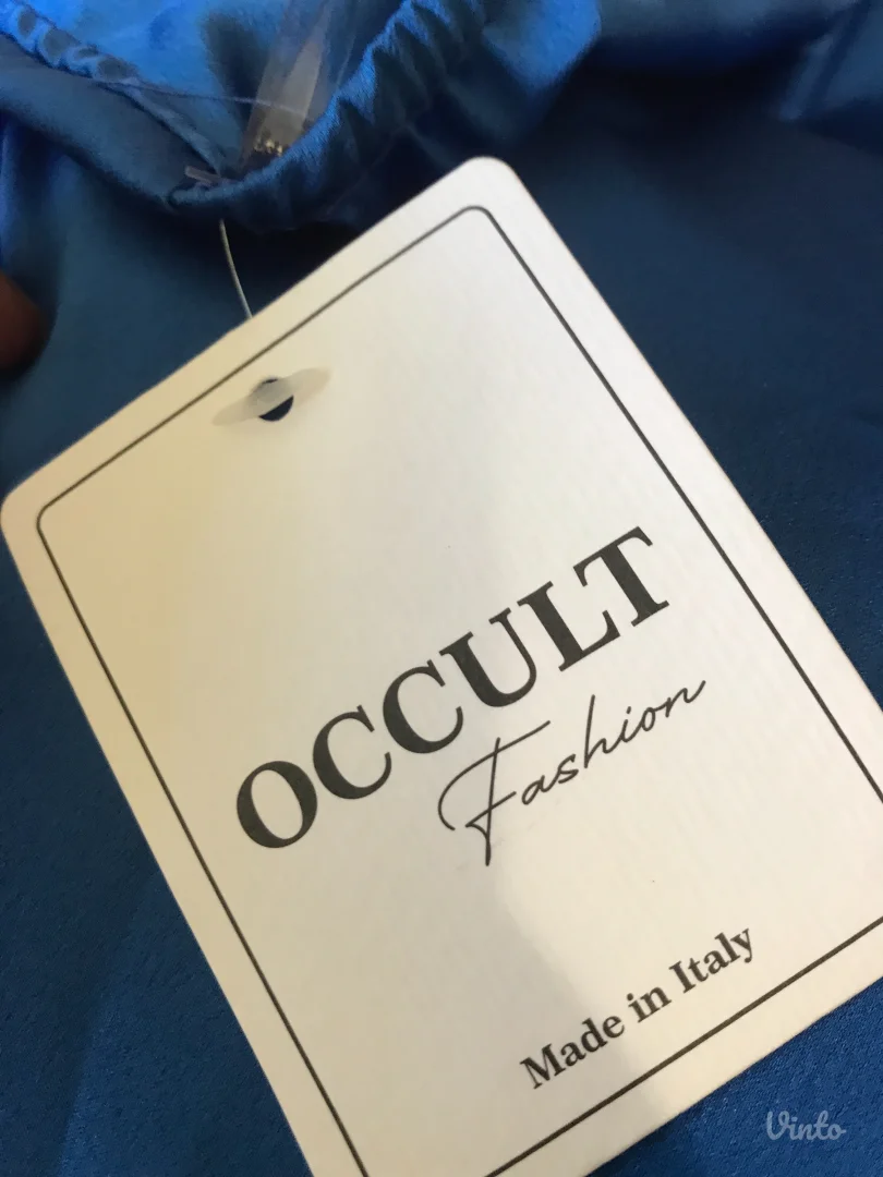 Nova Occult plava duga sa ruzom haljina S/M