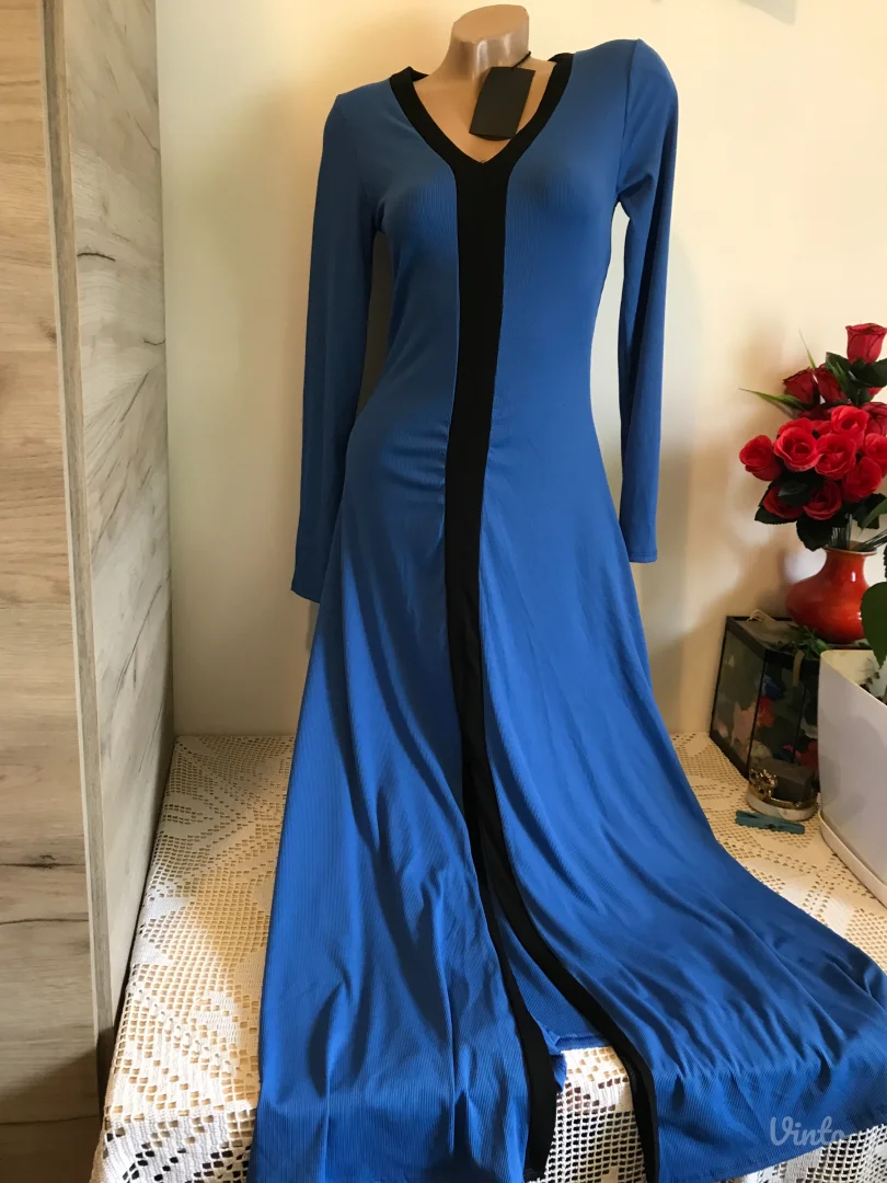 Nova Srce plava sa crnom straftom S/M