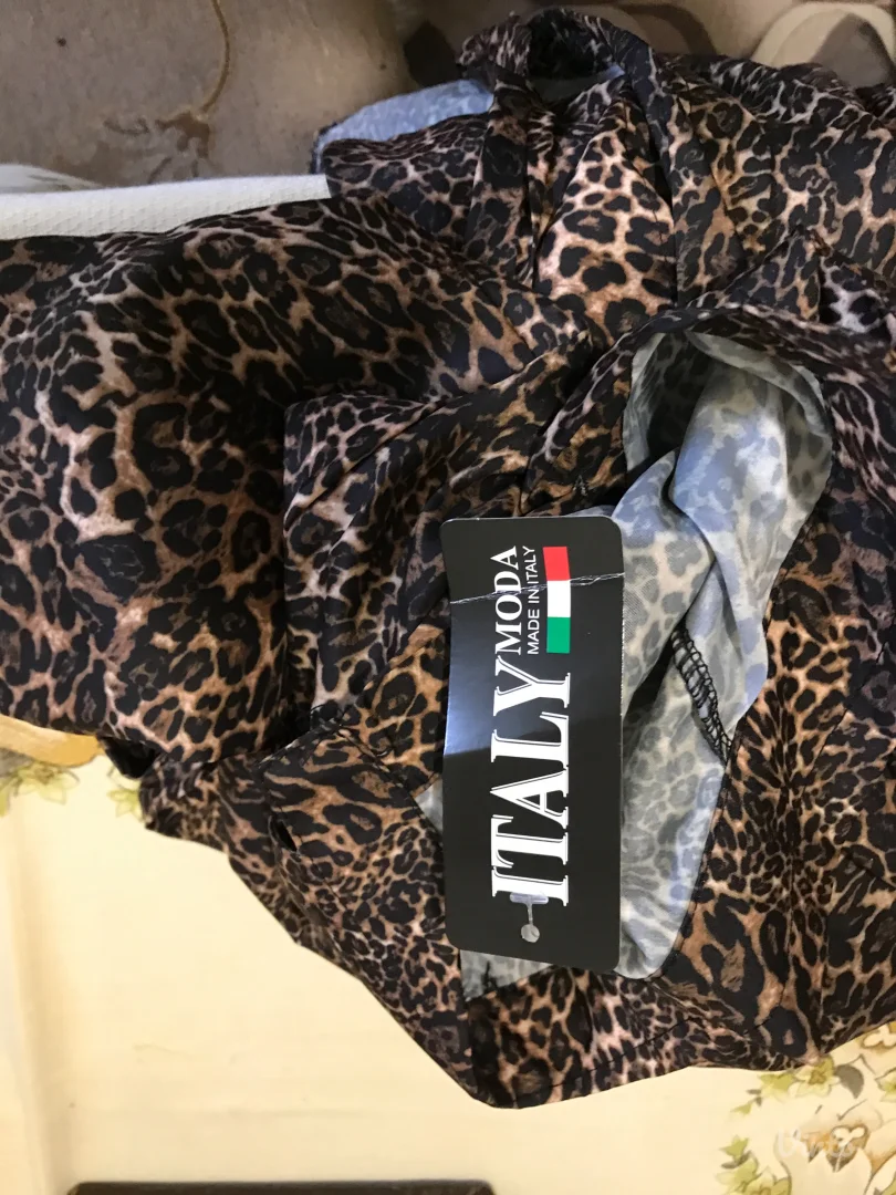 Nova leopard kosulja haljina M