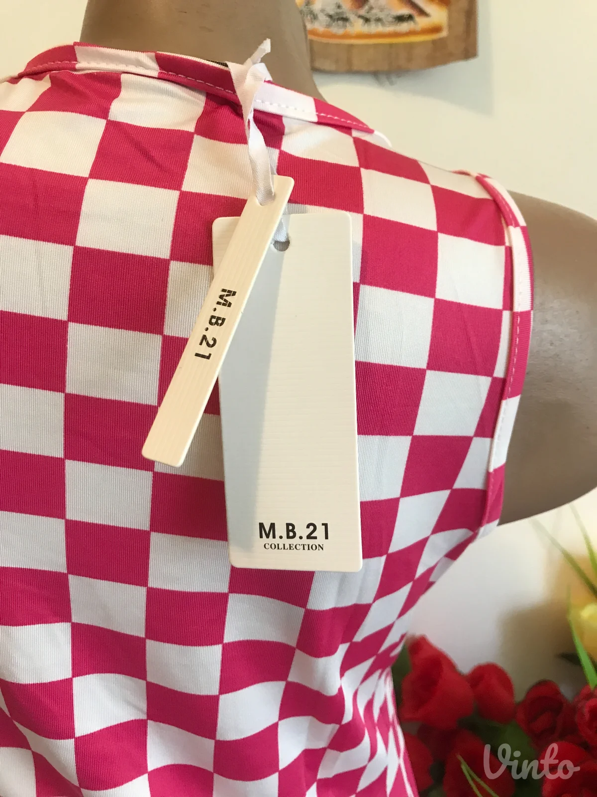 Nova M. B.21 pink bele kocke i lancic S/M