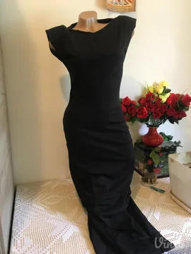 Nova GTS crna midi sa naramenicama M