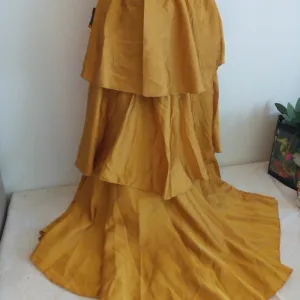 Nova zuta duza 3 karnera suknja/haljina S/M