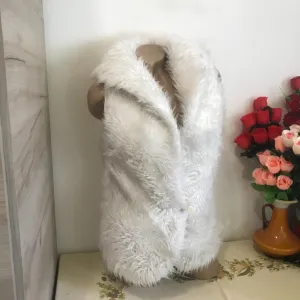 Beli prsluk jedno dugme S