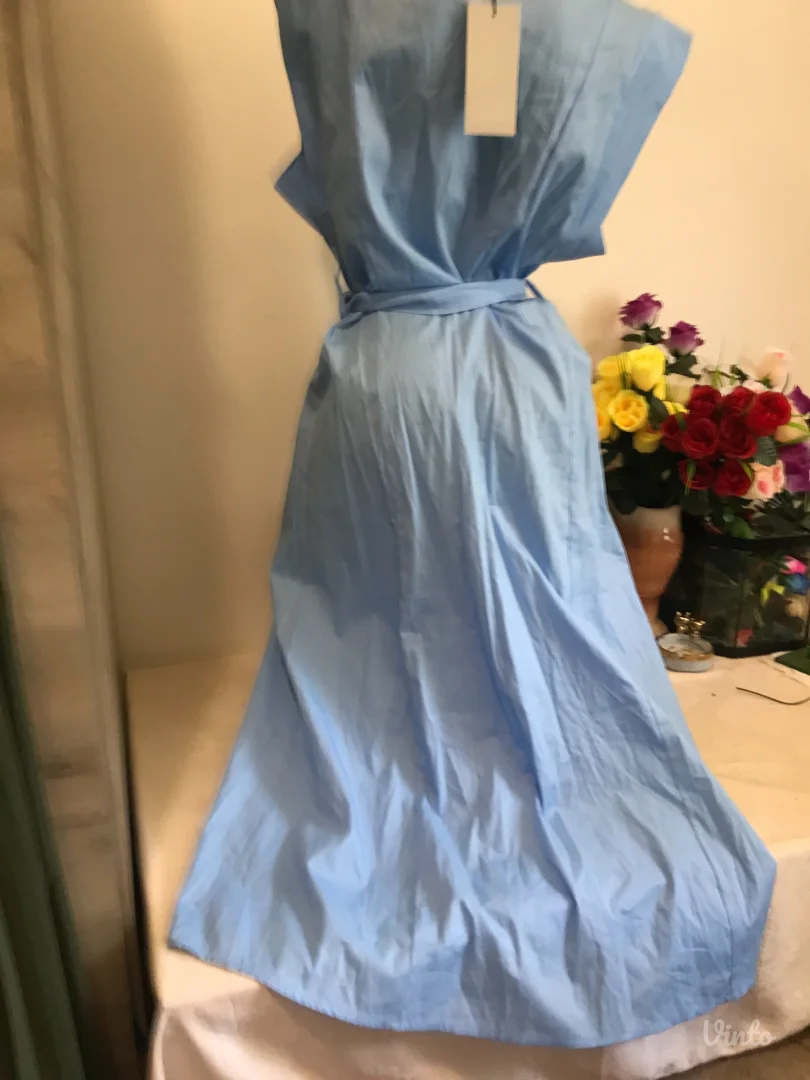 Nova MS plava kosulja haljina M/L