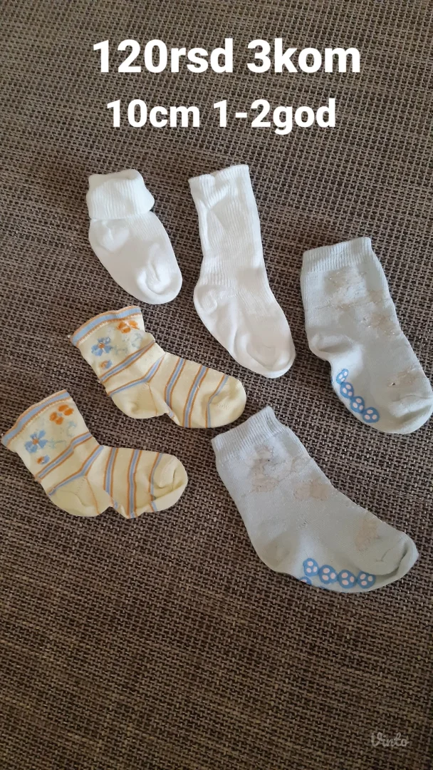 Dečje čarapice – pakovanje od 3 komada