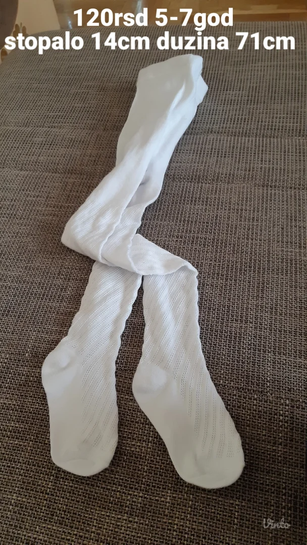 Dečje bele hulahopke