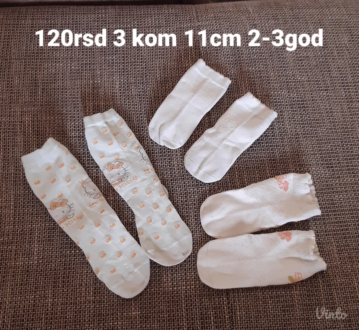 Dečje čarapice – pakovanje 3 komada.