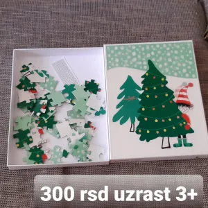 Dečji slagalica – novogodišnji motiv