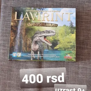 Lavirint – Dinosurusi (društvena misaona igra sa brojevima)