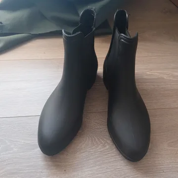 Matte crne gumene čizme Chelsea br. 38