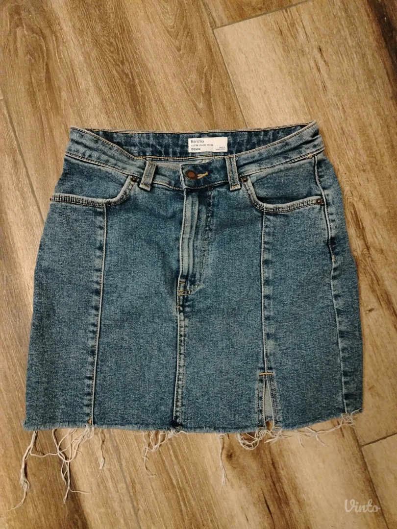 Bershka texsas suknja