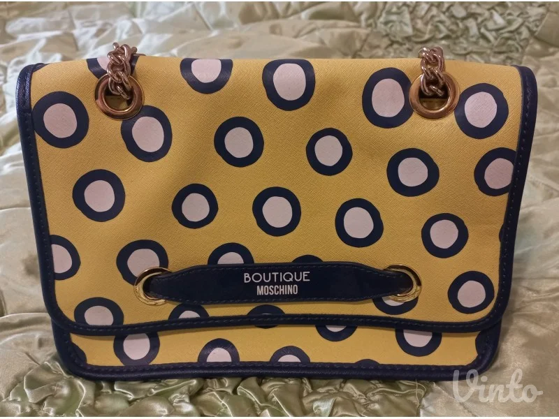 Teget zuta torbica BOUTIQUE MOSCHINO