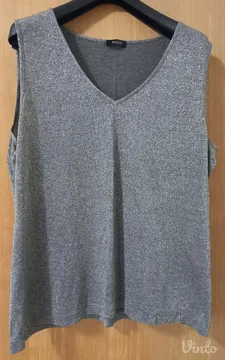 Maslinasto zelena sjajna bluza