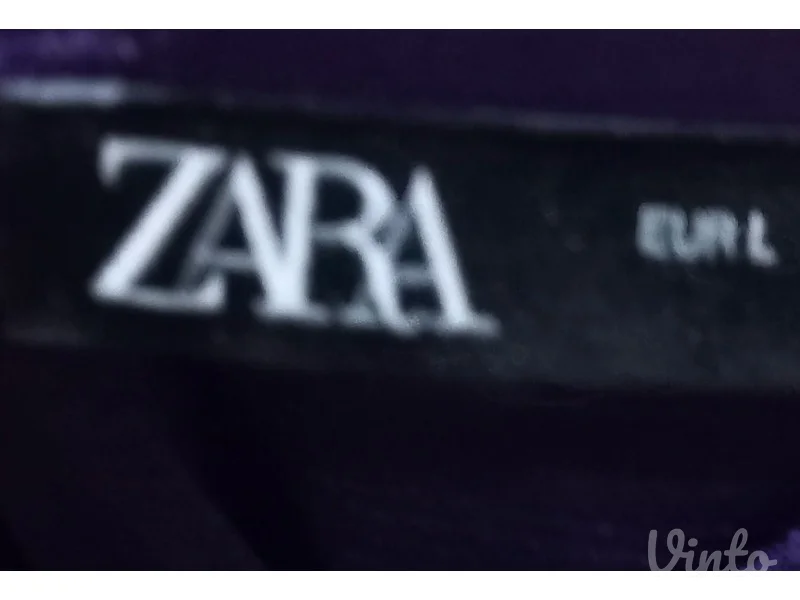 Ljubičasta Zara elegantna haljina