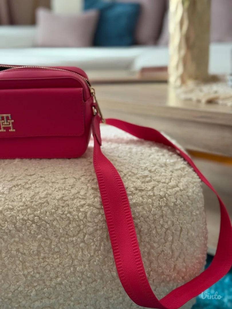 Tommy Hilfiger roze torba