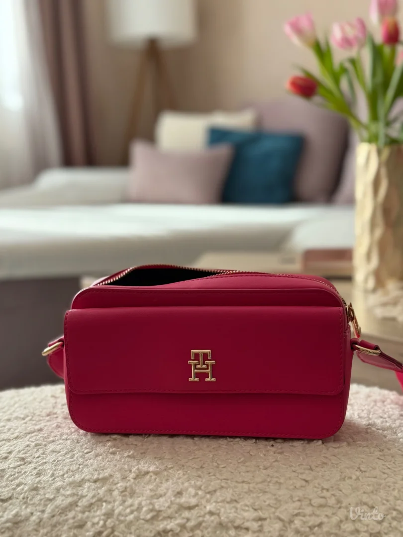 Tommy Hilfiger roze torba