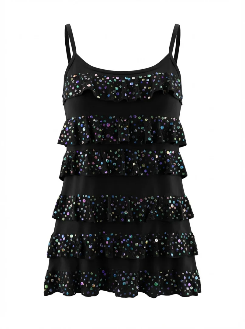 Top.trikotaza sa šljokicama