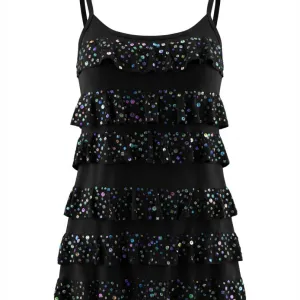 Novo Top trikotaza sa šljokicama