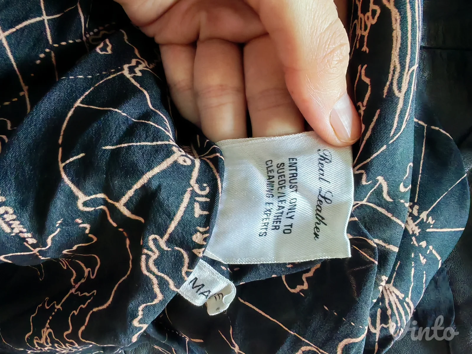 Kožna vintage jakna iz osamdesetih