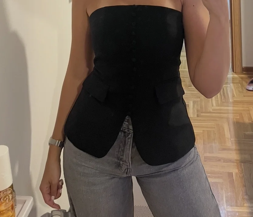Reserved korset top