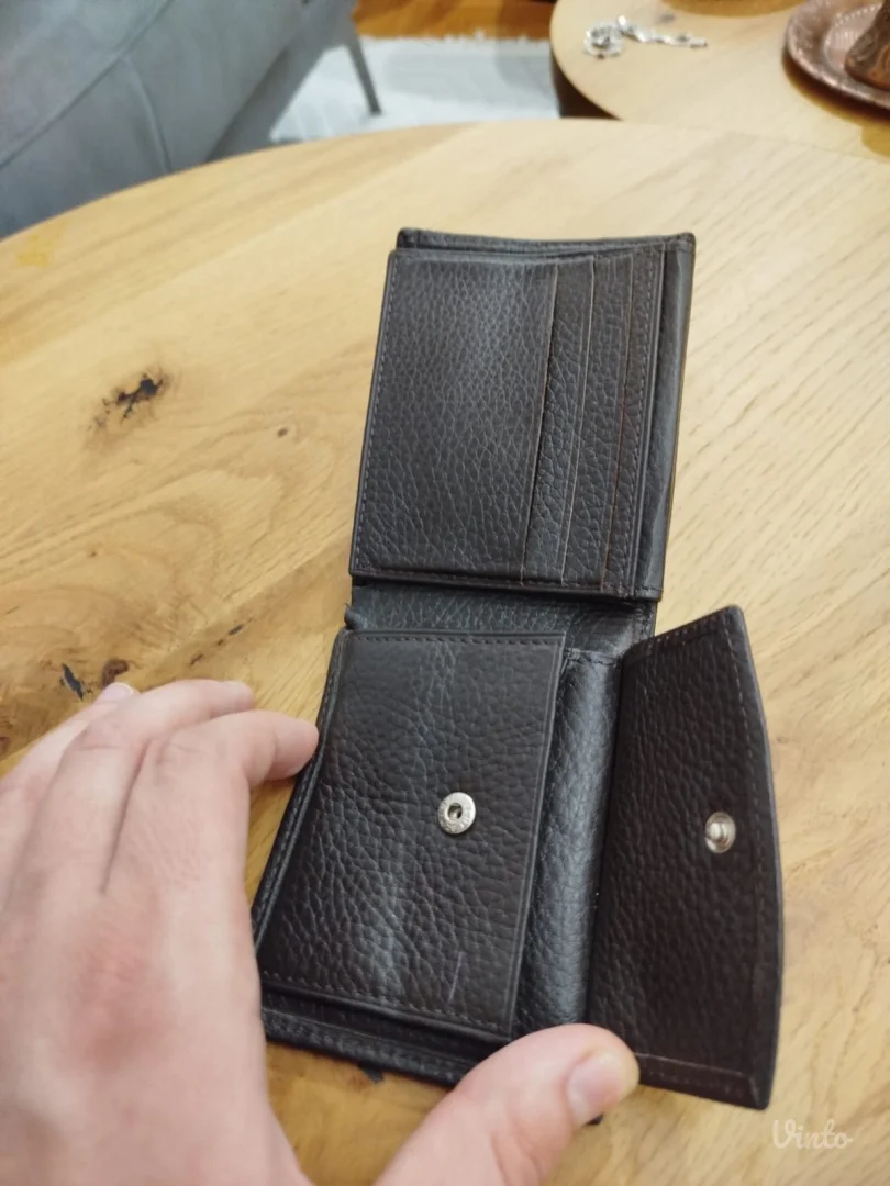 Muški braon novčanik