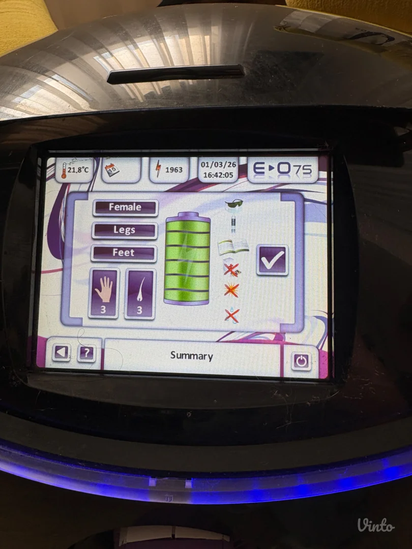 Laser za epilaciju E>O75