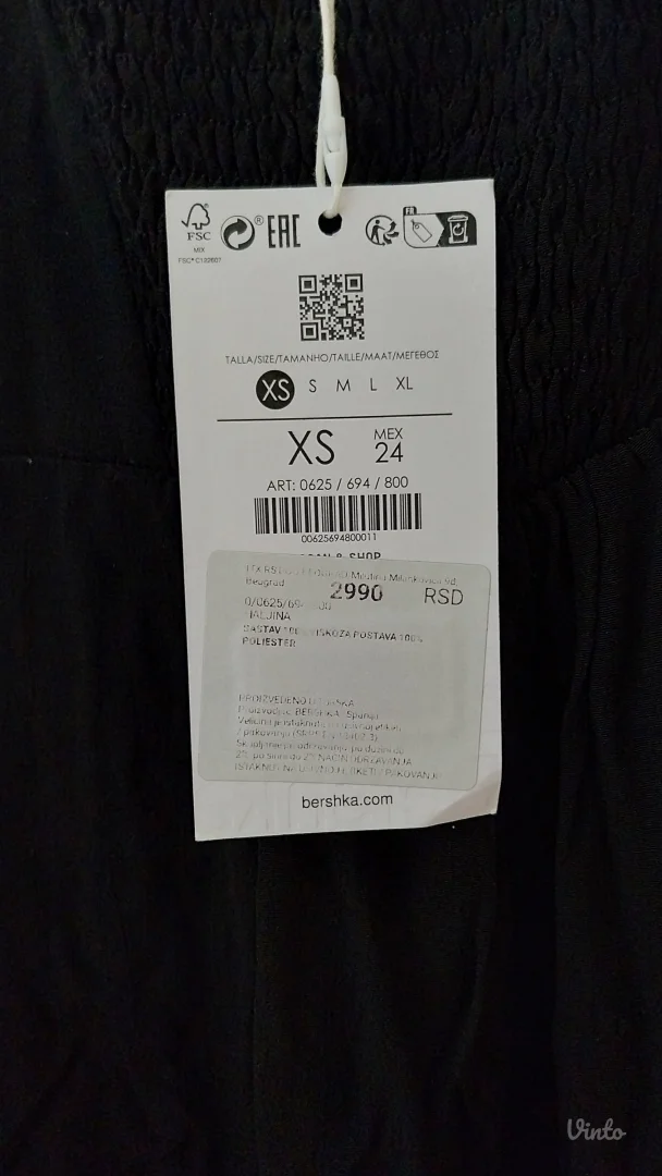 Bershka - nova haljina XS veličina